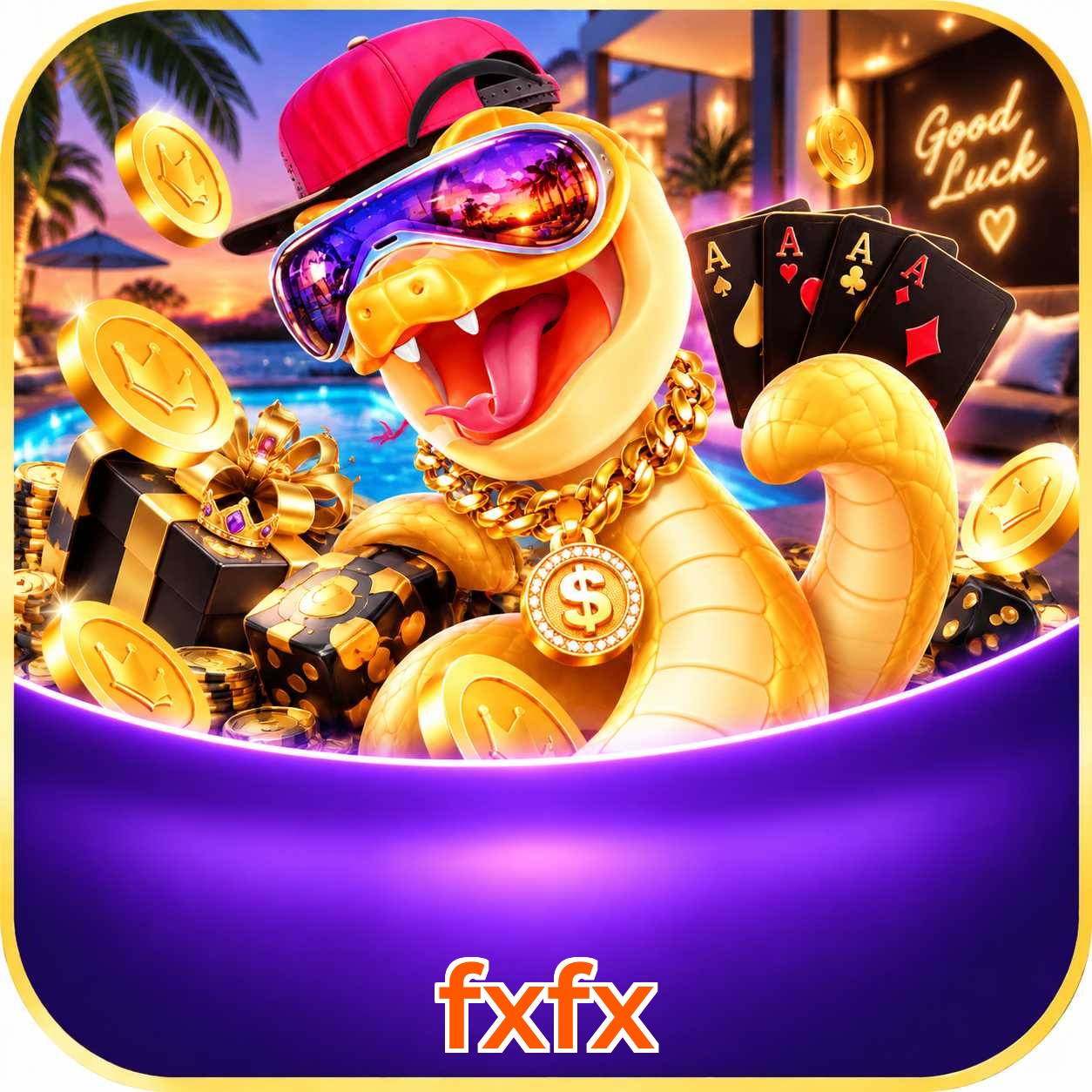 Plushie Frenzy rodando na plataforma fxfx